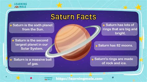 saturn facts for kids.